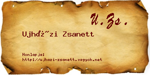 Ujházi Zsanett névjegykártya